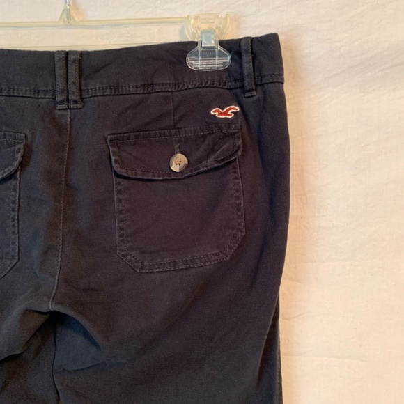 Hollister Women Social Stretch Navy Blue Pants Size 7R - Picture 11 of 12